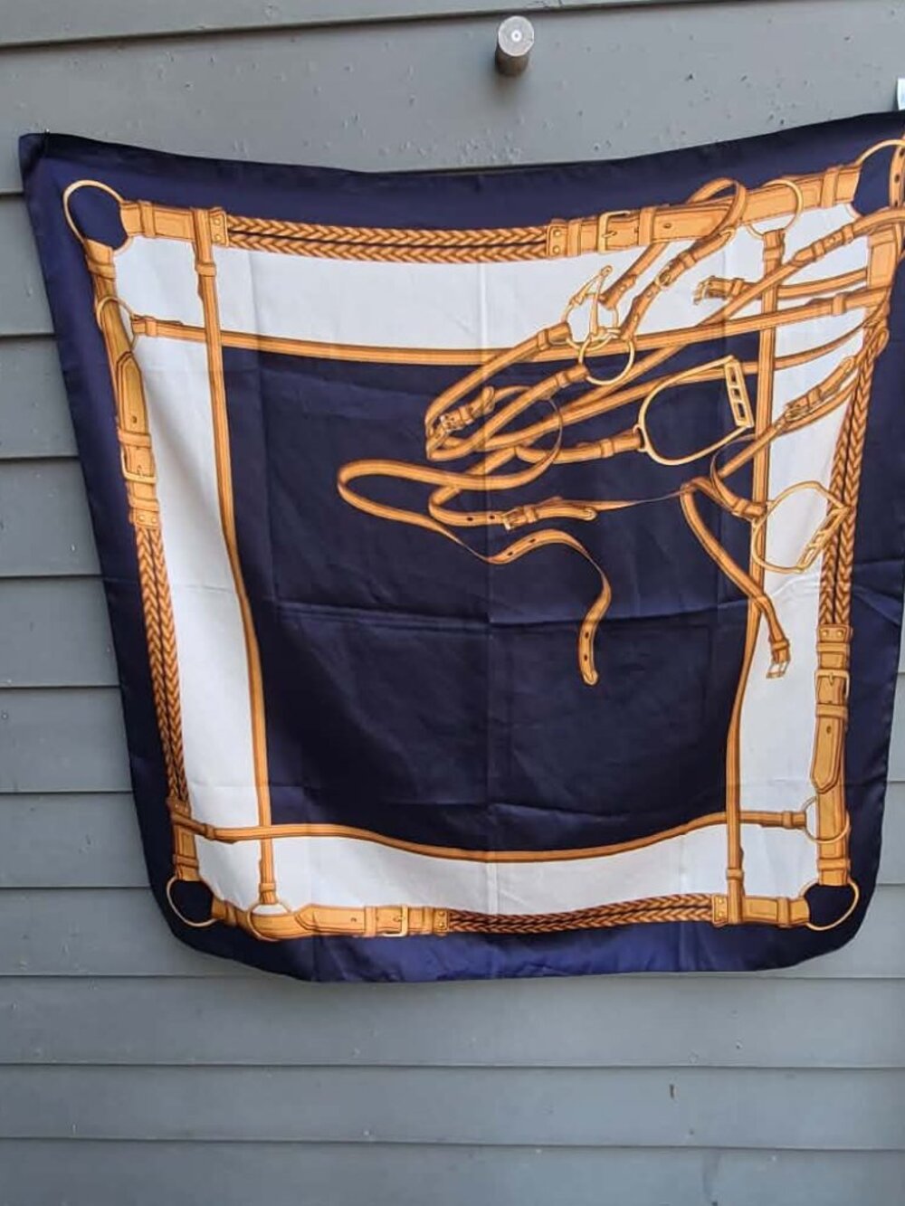 Italian 100% Polyester Equestrian Scarf